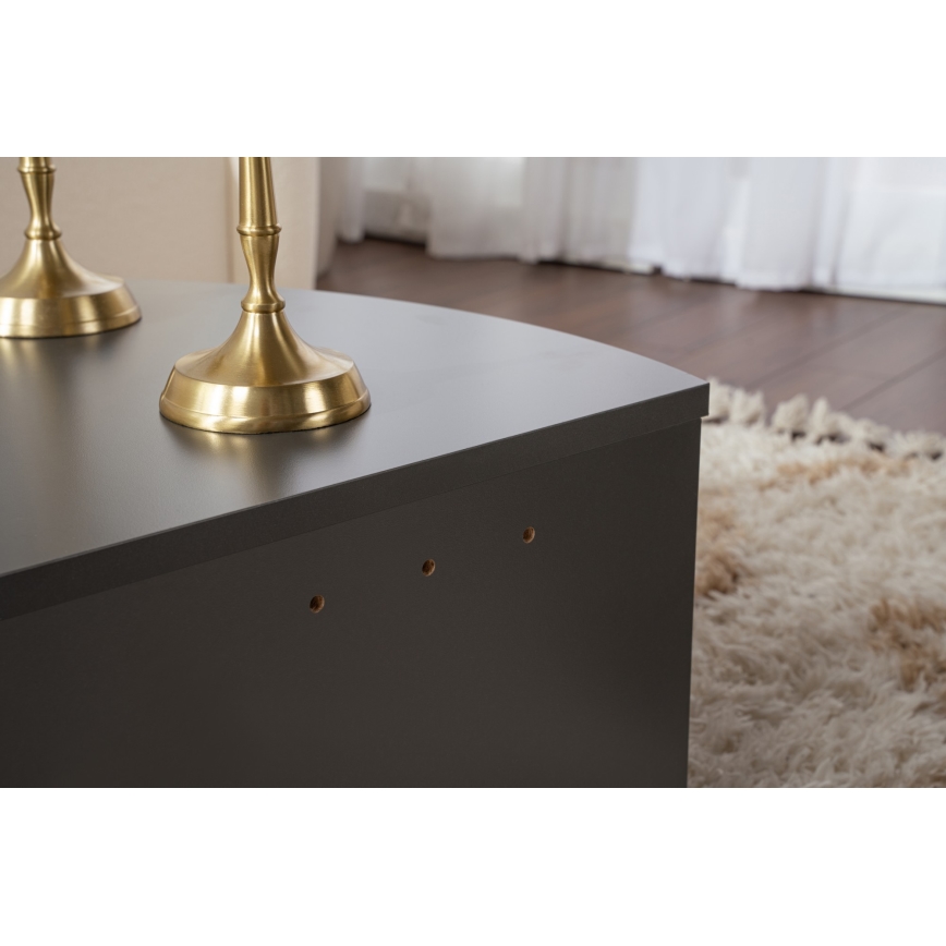 SET 2x Stolić za kavu ORION antracit