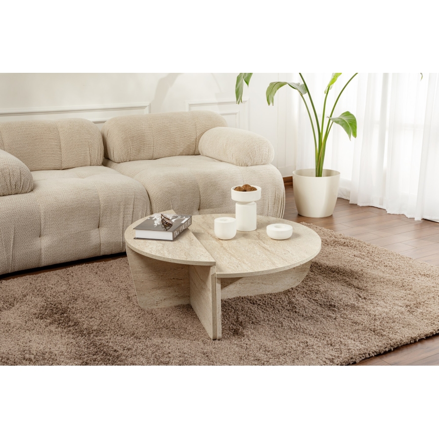 SET 2x Stolić za kavu ORION bež