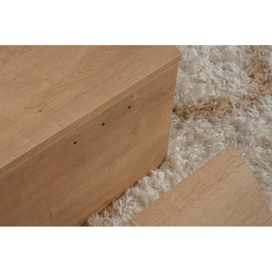 SET 2x Stolić za kavu ORION hrast