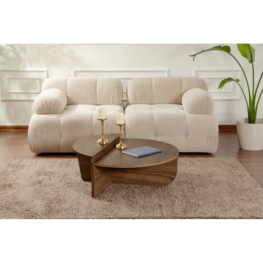 SET 2x Stolić za kavu ORION orah