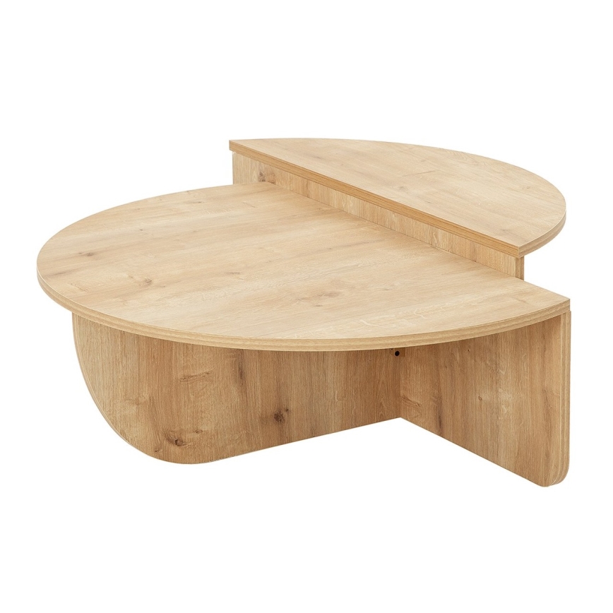 SET 2x Stolić za kavu PODIUM smeđa