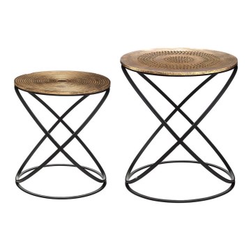 SET 2x Stolić za odlaganje ETNIK