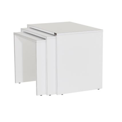 SET 3x Konferencijski stol bijeli