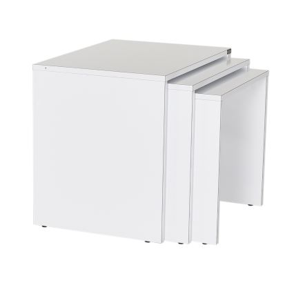 SET 3x Konferencijski stol bijeli