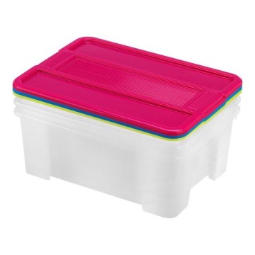 SET 3x Kutija za pohranu TEX BOX 10 l
