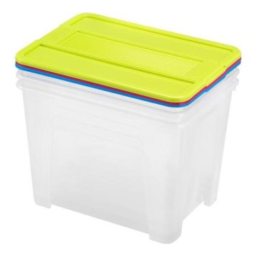 SET 3x Kutija za pohranu TEX BOX 21 l