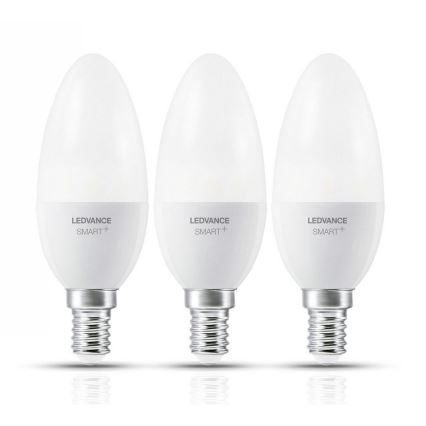 SET 3x LED Prigušiva žarulja SMART+ E14/5W/230V 2700K-6500K Wi-Fi - Ledvance