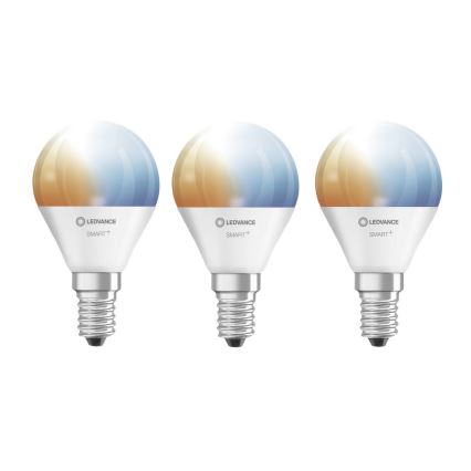 SET 3x LED Prigušiva žarulja SMART+ E14/5W/230V 2700K-6500K Wi-Fi - Ledvance