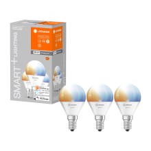 SET 3x LED Prigušiva žarulja SMART+ E14/5W/230V 2700K-6500K Wi-Fi - Ledvance