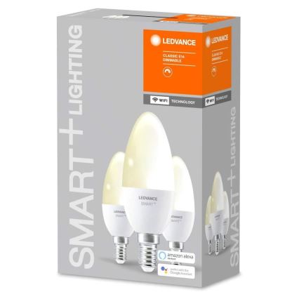 SET 3x LED Prigušiva žarulja SMART+ E14/5W/230V 2700K Wi-Fi - Ledvance