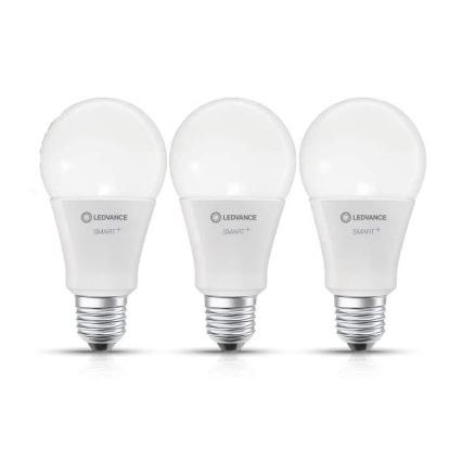 SET 3x LED Prigušiva žarulja SMART+ E27/14W/230V 2700K-6500K  Wi-Fi - Ledvance