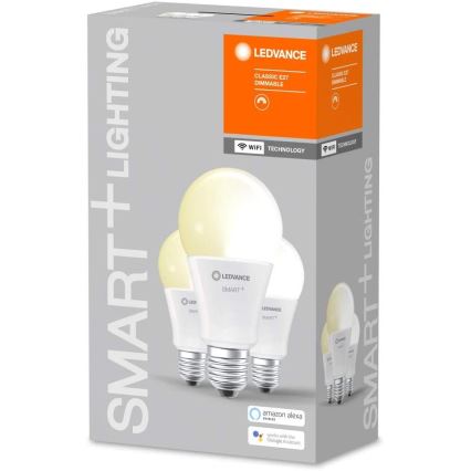 SET 3x LED Prigušiva žarulja SMART+ E27/14W/230V 2700K Wi-Fi - Ledvance