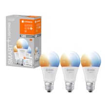 SET 3x LED Prigušiva žarulja SMART+ E27/9,5W/230V 2700K-6500K Wi-Fi - Ledvance