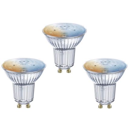 SET 3x LED Prigušiva žarulja SMART+ GU10/5W/230V 2700K-6500K Wi-Fi - Ledvance