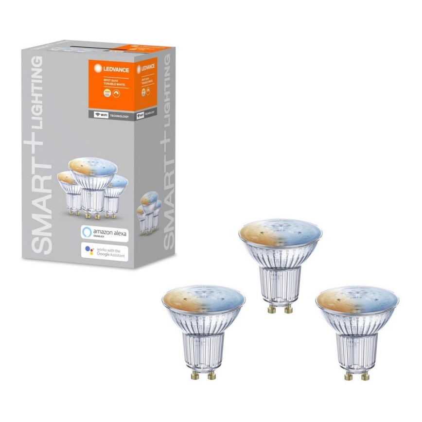 SET 3x LED Prigušiva žarulja SMART+ GU10/5W/230V 2700K-6500K Wi-Fi - Ledvance