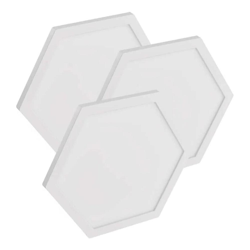 SET 3x LED RGBIC+CCT Prigušivi panel - proširenje 3xLED/1,8W/230V Wi-Fi Tuya