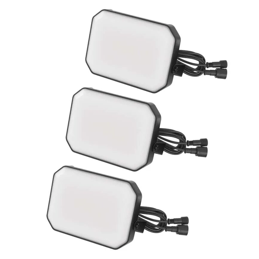 SET 3x LED RGBIC Prigušivi vanjski reflektor GoSmart LED/14W/230V 3000-6500K IP65 Wi-Fi Tuya