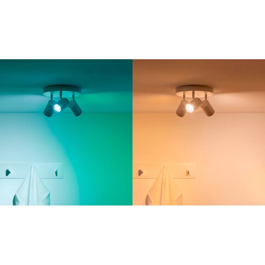 SET 3x LED RGBW Prigušiva žarulja PAR16 GU10/4,7W/230V 2200-6500K Wi-Fi - WiZ