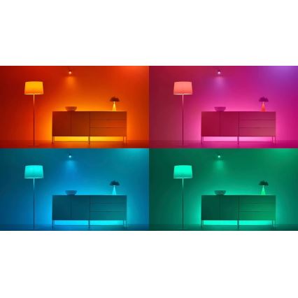 SET 3x LED RGBW Prigušiva žarulja PAR16 GU10/4,7W/230V 2200-6500K Wi-Fi - WiZ