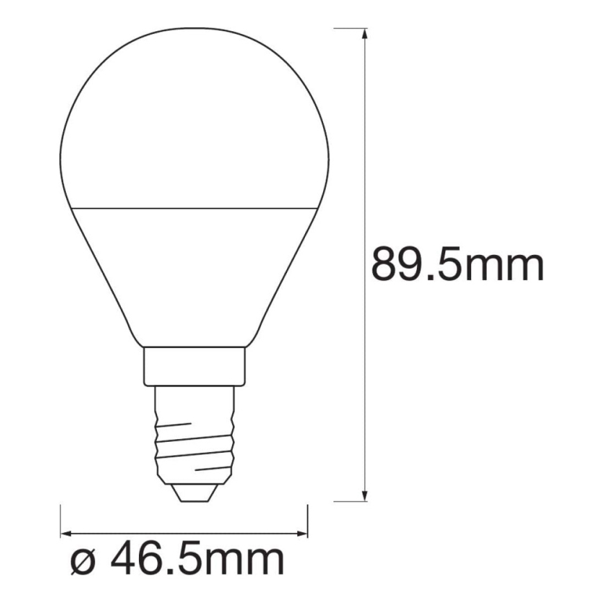 SET 3x LED RGBW Prigušiva žarulja SMART+ E14/5W/230V 2700K-6500K Wi-Fi - Ledvance