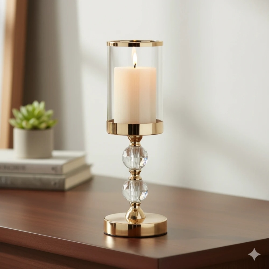 SET 3x LED svijeća BRILLO LED/3xAAA krem boje + daljinski upravljač