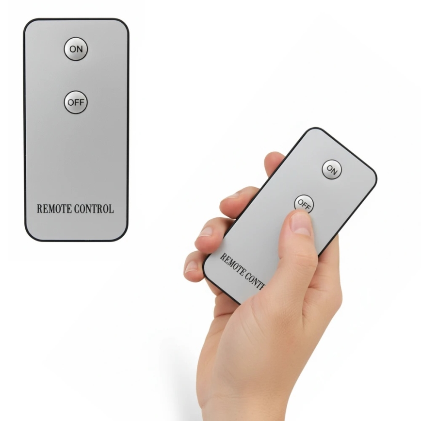 SET 3x LED svijeća BRILLO LED/3xAAA krem boje + daljinski upravljač