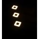 SET 3x LED Prigušiva podelementna svjetiljka CORTINA LED/2,4W/230V+ daljinski upravljač