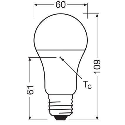 SET 3x LED Žarulja A60 E27/10W/230V 4000K