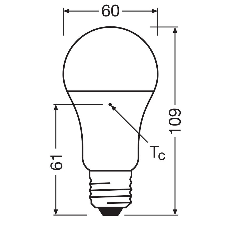 SET 3x LED Žarulja A60 E27/10W/230V 4000K