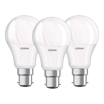 SET 3x LED Žarulja B22d/8,5W/230V 4000K - Osram