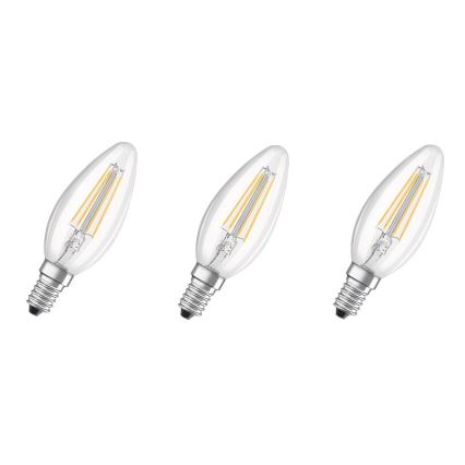 SET 3x LED žarulja BASE VINTAGE B40 E14/4W/230V 4000K – Osram