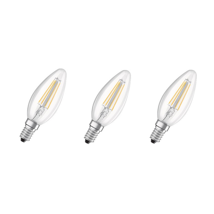 SET 3x LED žarulja BASE VINTAGE B40 E14/4W/230V 4000K – Osram