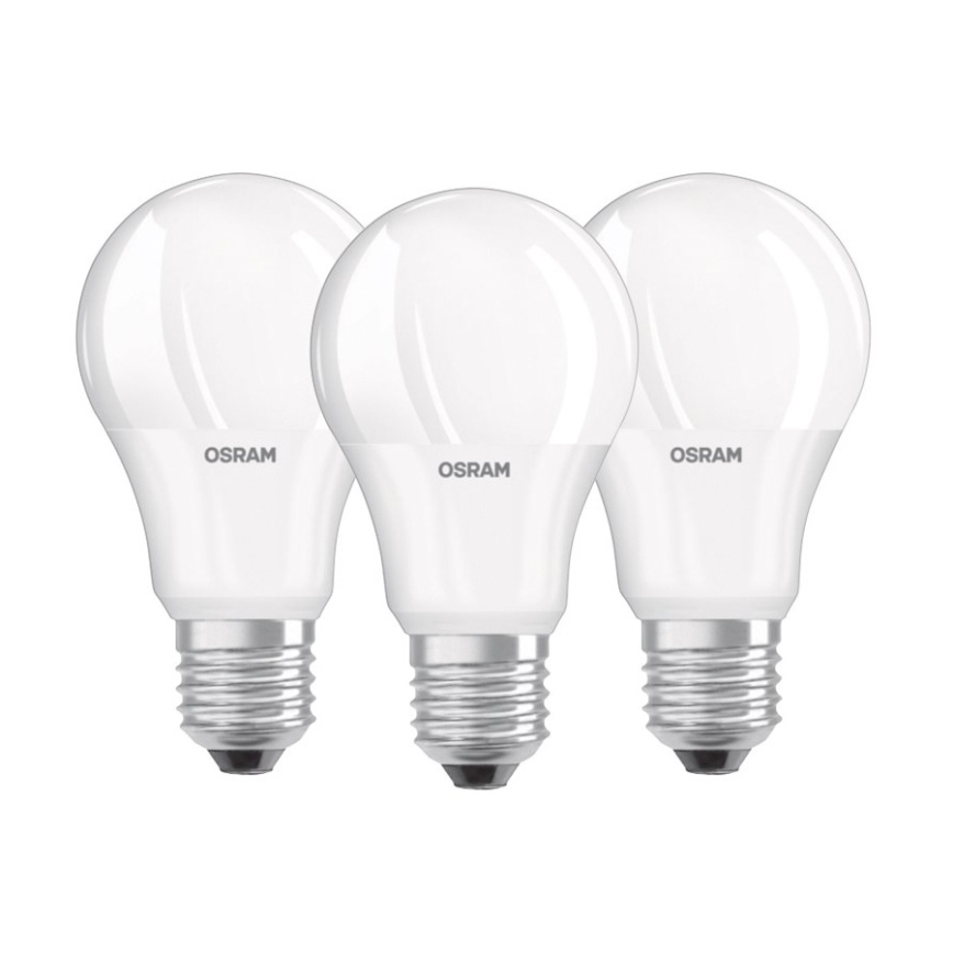 SET 3x LED Žarulja E27/10,5W/230V - Osram