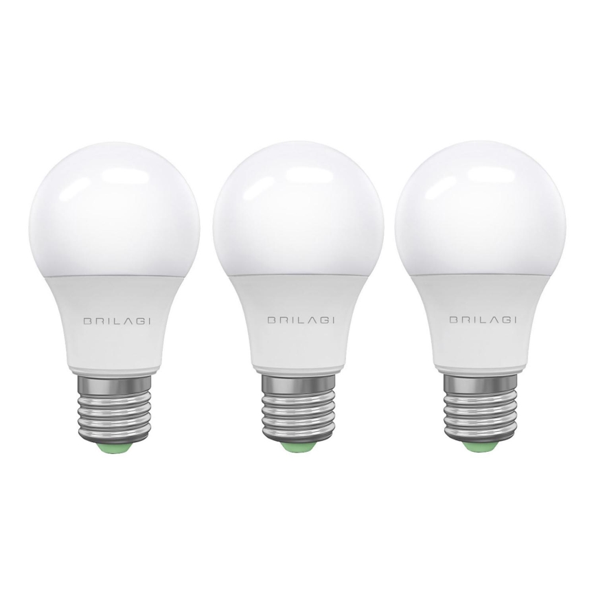 SET 3x LED Žarulja ECOLINE A60 E27/15W/230V 6500K - Brilagi