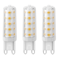 SET 3x LED Žarulja ECOLINE G9/4,5W/230V 3000K - Brilagi