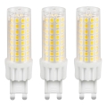 SET 3x LED Žarulja ECOLINE G9/7W/230V 3000K - Brilagi