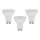 SET 3x LED Žarulja ECOLINE GU10/6W/230V 4000K - Brilagi