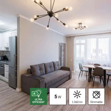 SET 3x LED Žarulja FILAMENT A60 E27/5W/230V 2700K Energetski razred A