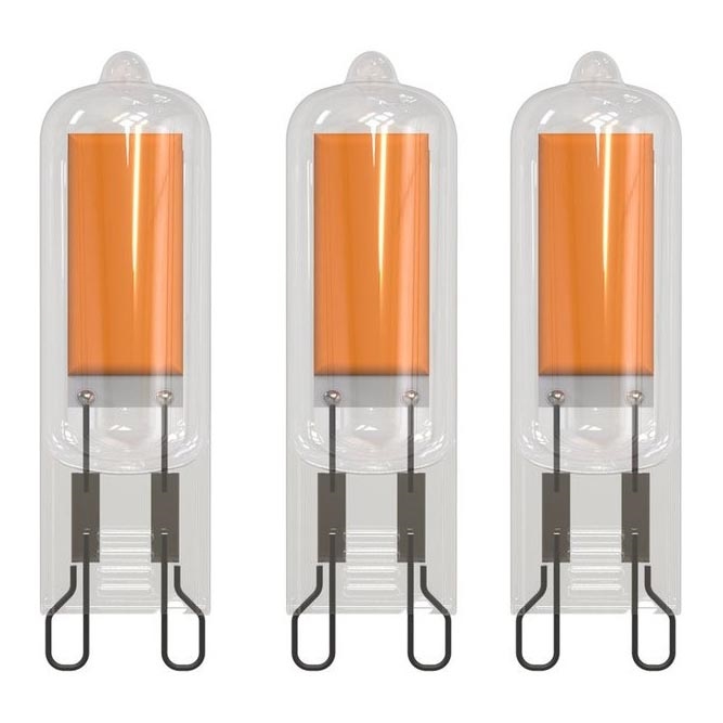 SET 3x LED Žarulja G9/2W/230V 3000K - Eglo 10614