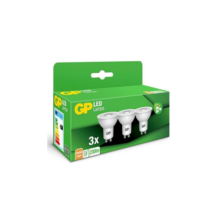 SET 3x LED Žarulja GU10/3,1W/230V 2700K - GP