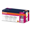 SET 3x LED Žarulja PAR16 GU10/4,5W/230V 6500K 120° - Osram