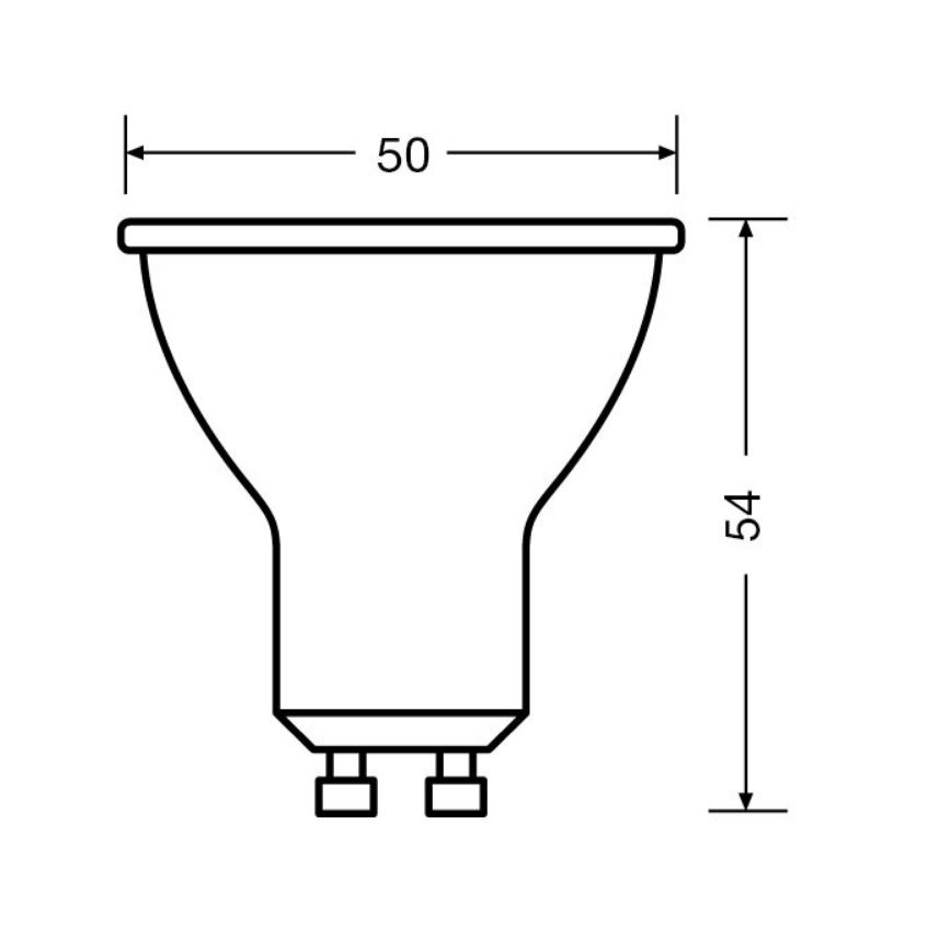 SET 3x LED Žarulja PAR16 GU10/6,9W/230V 2700K 36° - Osram