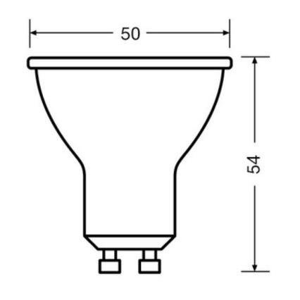 SET 3x LED Žarulja PAR16 GU10/6,9W/230V 4000K - Osram