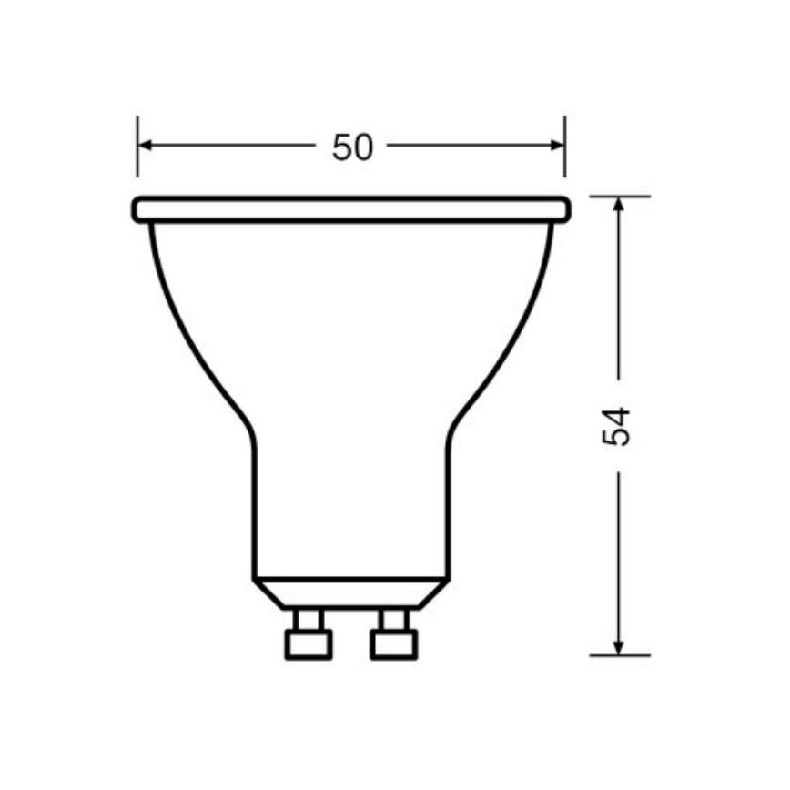 SET 3x LED Žarulja PAR16 GU10/6,9W/230V 4000K - Osram