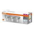 SET 3x LED Žarulja PAR16 GU10/6,9W/230V 6500K - Osram
