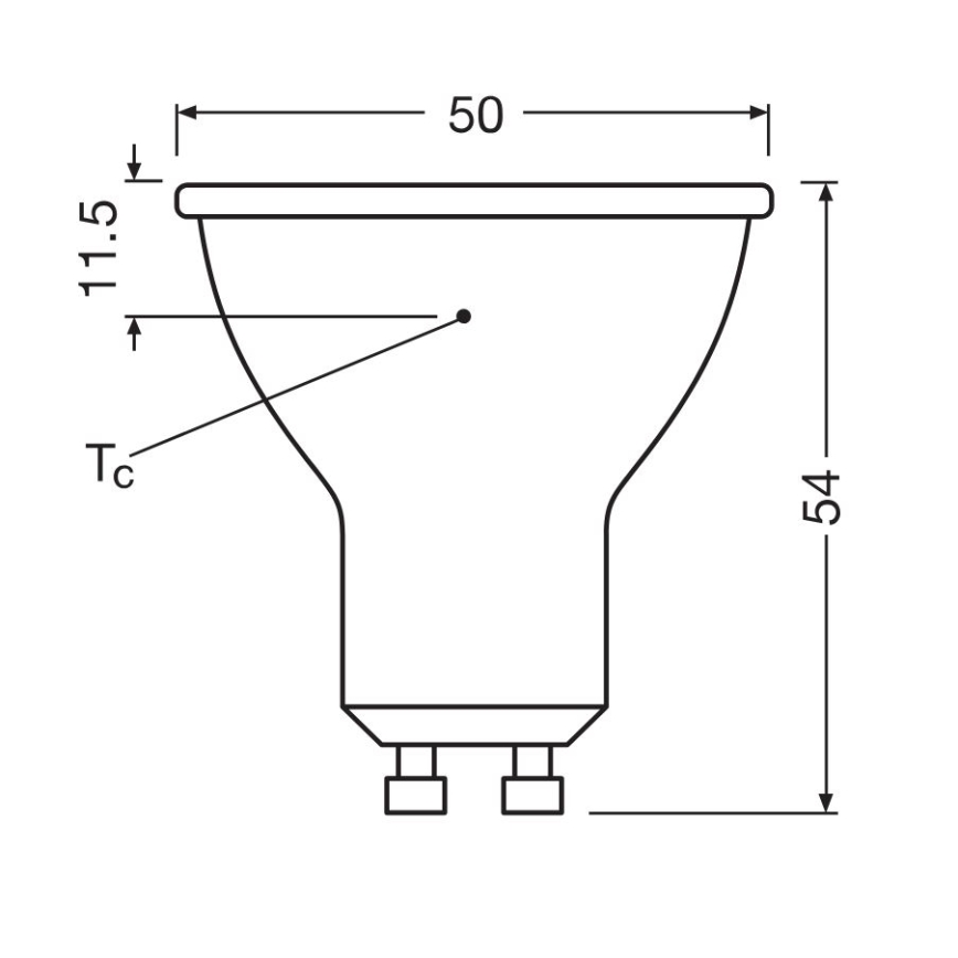 SET 3x LED Žarulja PAR16 GU10/6,9W/230V 6500K - Osram