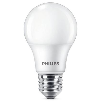 SET 3x LED Žarulja Philips A60 E27/8W/230V 6500K