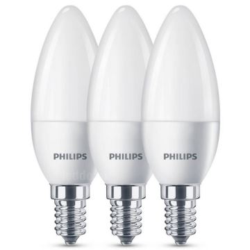 SET 3x LED Žarulja Philips B35 E14/3,5W/230V 4000K