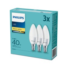SET 3x LED žarulja Philips E14/5,5W/230V 2700K
