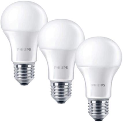 SET 3x LED Žarulja Philips E27/5,5W/230V 2700K